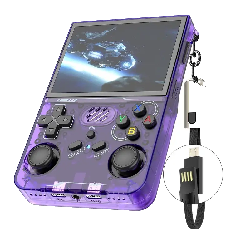 rogp Pixel Mini roxo em vista frontal