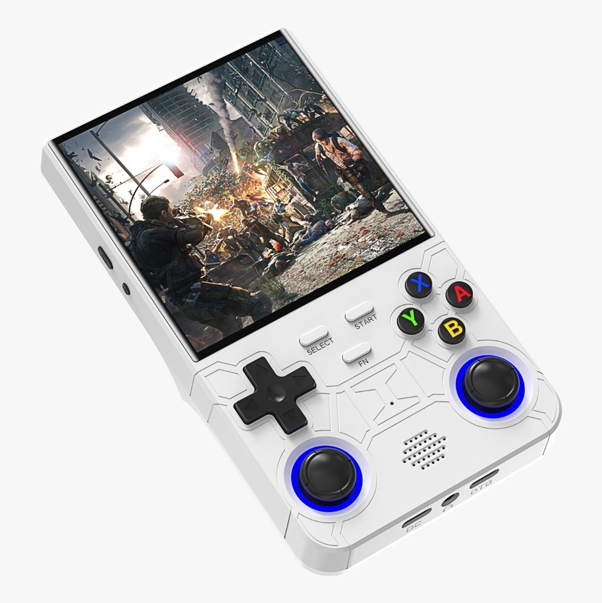 rogp Pixel Ultra branco em vista frontal